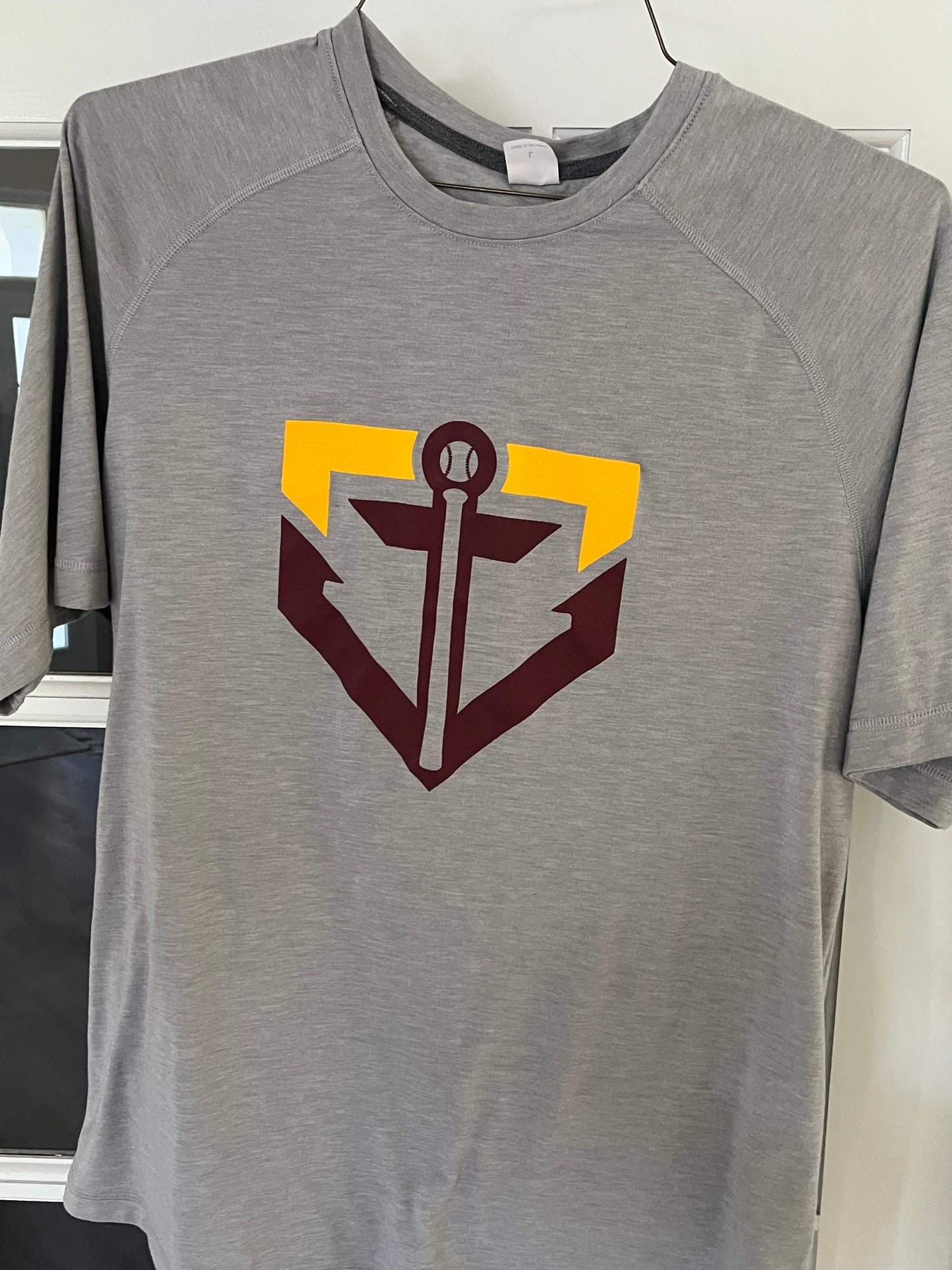 Youth/Mens/Womens AL Baseball Logo Triblend Moisture Wicking Tee