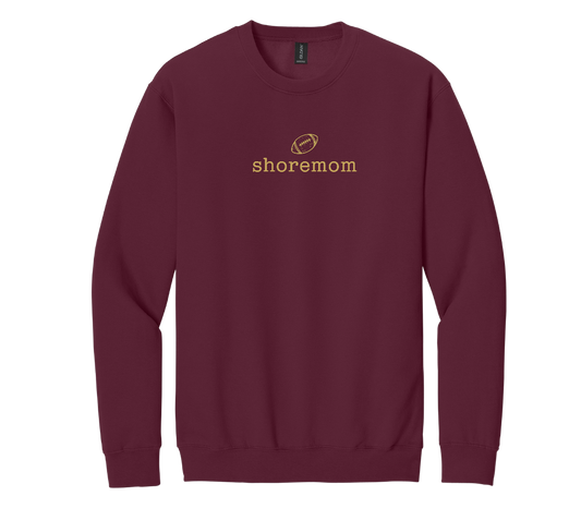 Football Shoremom - Softstyle® Crewneck Sweatshirt (unisex sizing)