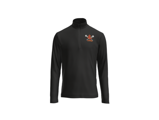 AL Lacrosse Logo - Lightweight Quarter Zip (Unisex/Ladies)