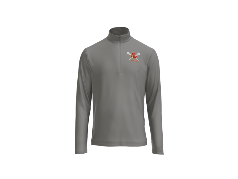 AL Lacrosse Logo - Lightweight Quarter Zip (Unisex/Ladies)