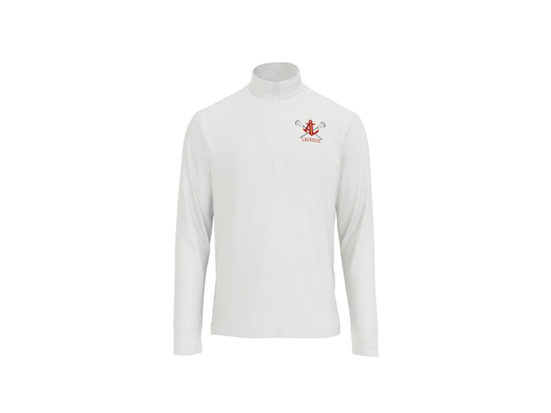 AL Lacrosse Logo - Lightweight Quarter Zip (Unisex/Ladies)